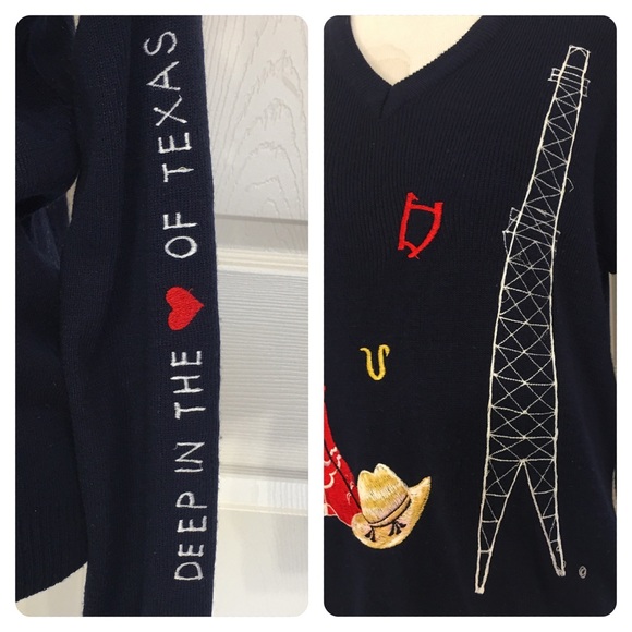 Vintage embroidered “Texas” sweater - Picture 6 of 6